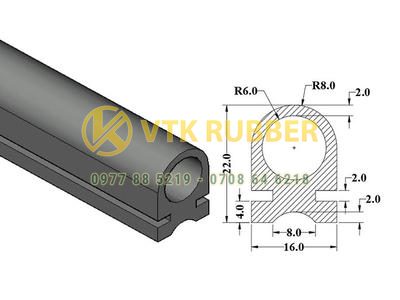Nơi sản xuất gioăng silicon chữ D ở Hưng Yên