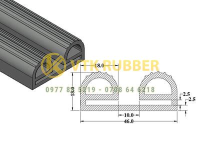 Nơi bán gioăng silicon chịu nhiệt trắng chữ E ở Tuyên Quang