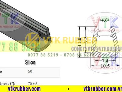 Sản xuất gioăng silicon chữ U ở Lào Cai