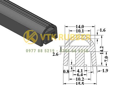 Cơ sở sản xuất gioăng silicon cao su chữ D chống ồn ở Ninh Bình