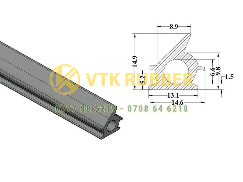 Cơ sở cung cấp gioăng silicon đỏ chữ Y chịu nhiệt ở Lai Châu