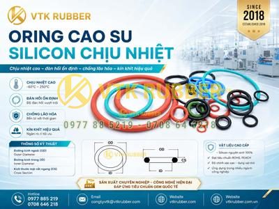 Oring silicon chịu nhiệt tại Hà Nội chính hãng giá tốt