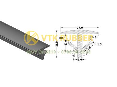 Gioăng cao su kính xây dựng ở Bạc Liêu