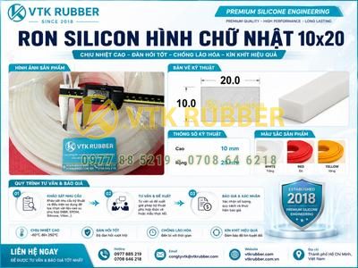 Ron silicon hình chữ nhật 10x20 tại Gia Lai