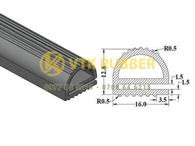 Mua ron silicon chữ E chịu nhiệt màu trắng ở Bắc Ninh