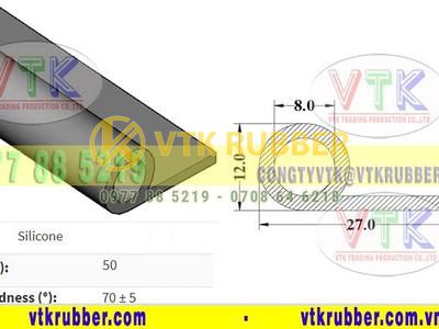 Xưởng cung cấp gioăng silicon đỏ chịu nhiệt chữ P Đồng Nai
