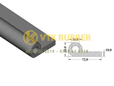 Cơ sở cung cấp gioăng silicon trắng chữ P ở Ninh Thuận