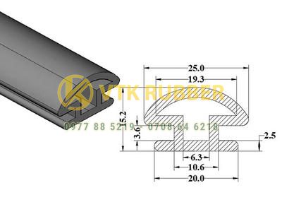 Đệm cao su màu trắng chống va đập ở Đồng Tháp