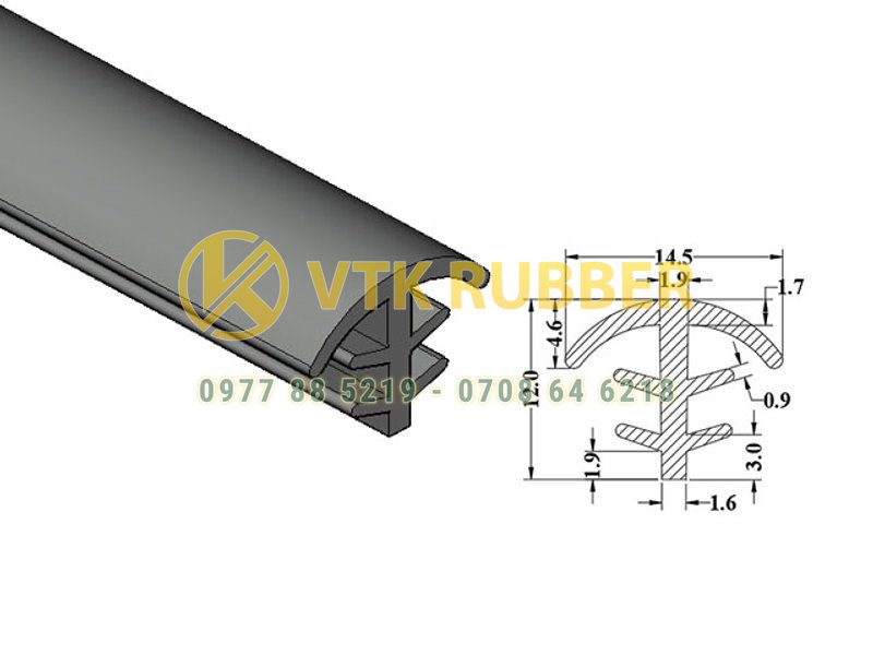 Nơi sản xuất gioăng silicon chịu nhiệt chữ T Hà Giang
