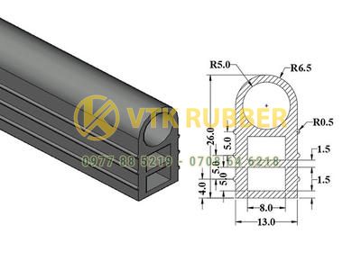 Địa điểm gioăng silicon hình chữ D ở Hải Phòng
