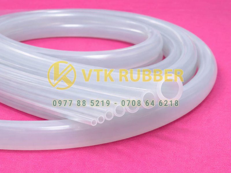 Ống silicon chịu nhiệt cao, đàn hồi tốt, dùng cho thiết bị kỹ thuật