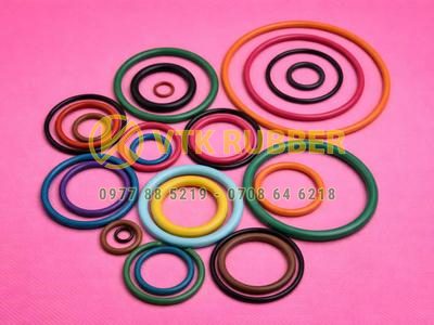 Oring tròn chịu nhiệt, chịu dầu – đa vật liệu Viton, NBR, EPDM, Silicon theo yêu cầu