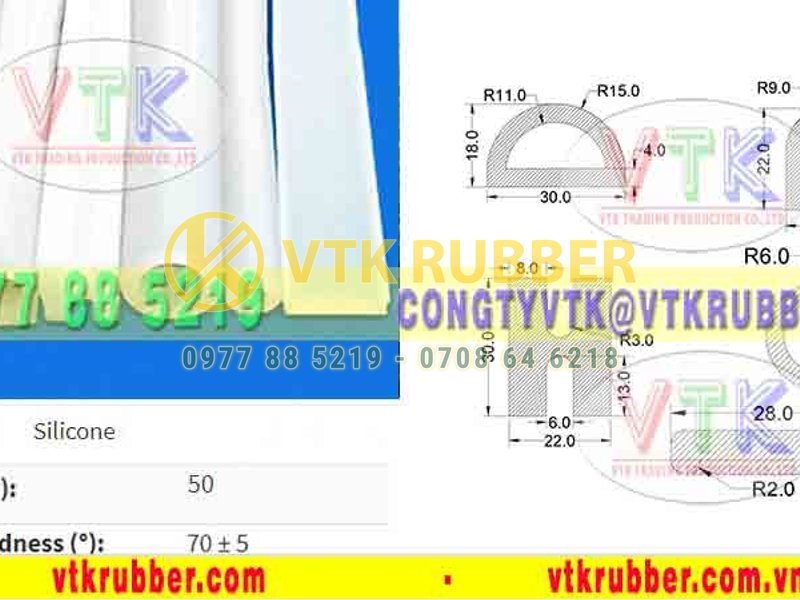 Ống silicone trắng trong cho y tế, thực phẩm