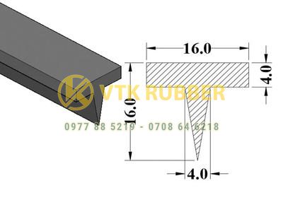 Bán gioăng silicon chữ T chịu nhiệt ở Vĩnh Long