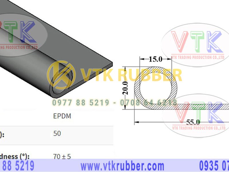 Mua gioăng cao su củ tỏi chữ P ở Vĩnh Phúc
