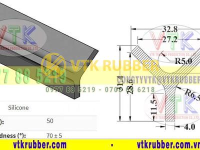 Nơi bán gioăng silicon đỏ chịu nhiệt chữ Y Đồng Nai