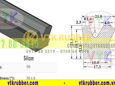 Cơ sở cung cấp gioăng silicon chịu nhiệt chữ Y Quảng Trị