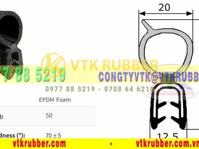 Ron cao su xốp bọc kẽm - 10035