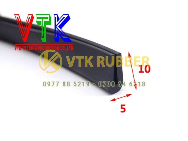 Ron cao chịu dầu, chịu lực chữ U 5x10  khe 1-2mm
