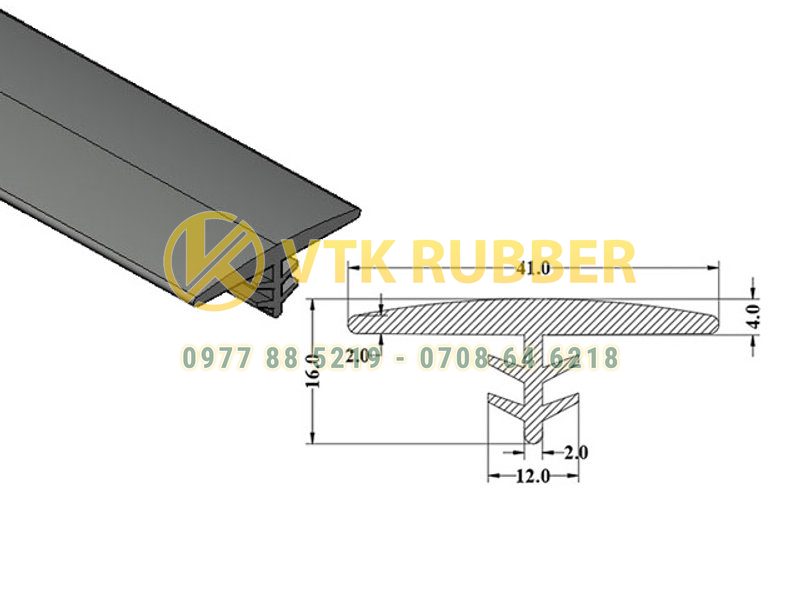 Địa chỉ gioăng silicon trắng chữ T ở Tuyên Quang