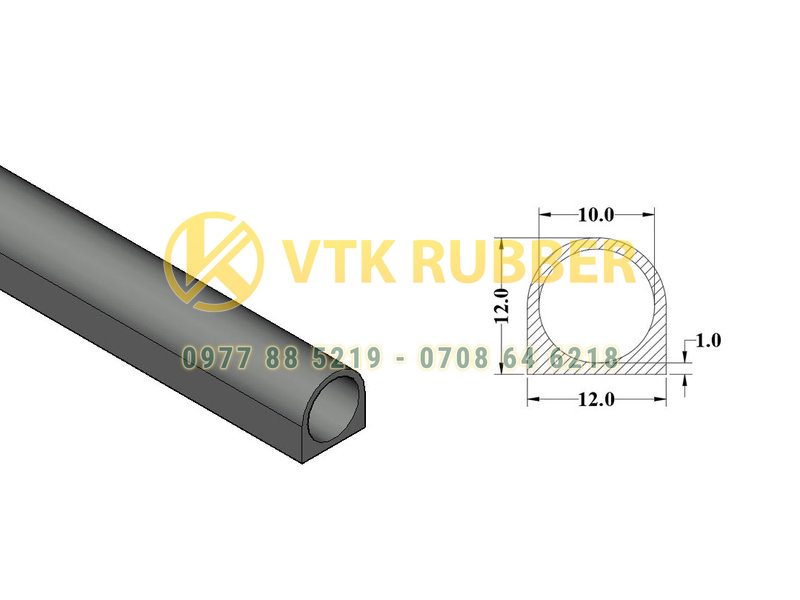 Nhà sản xuất gioăng cao su chữ D ở Khánh Hoà
