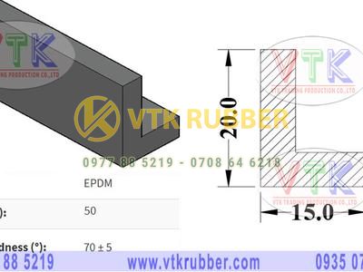 Mua ron cao su chữ L ở Vĩnh Phúc