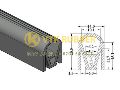 Xưởng cung cấp gioăng silicon chữ D màu đỏ Quảng Bình