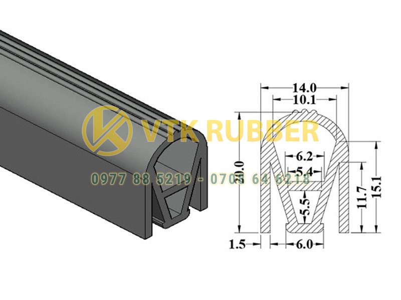 Xưởng cung cấp gioăng silicon chữ D màu đỏ Quảng Bình