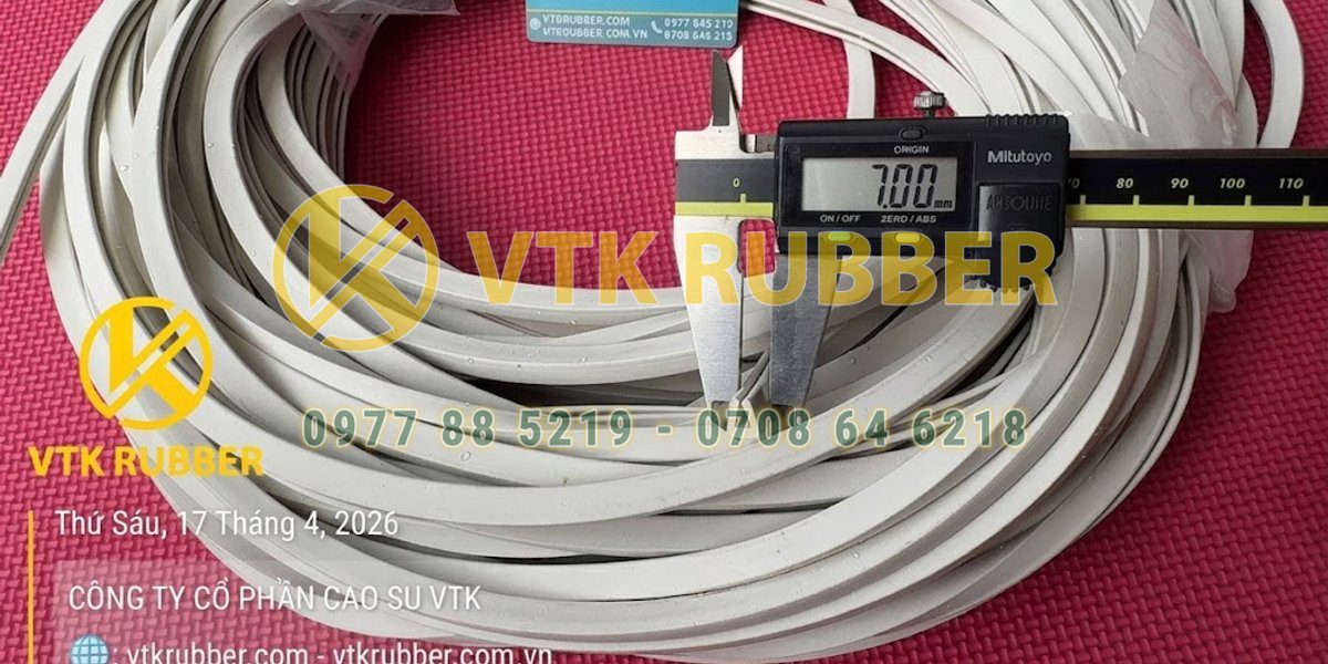 Quy cách và báo giá ron cao su trắng chữ U đủ kích thước rãnh nẹp