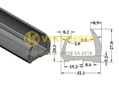 Bán gioăng cao su cửa thùng xe đông lạnh ở Khánh Hoà