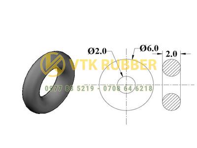 Oring silicone chịu nhiệt màu xanh