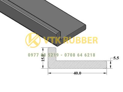 Báo giá gioăng cao su xốp chữ L chịu dầu ở Đồng Nai