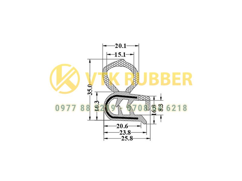 Gioăng cửa tủ điện công nghiệp