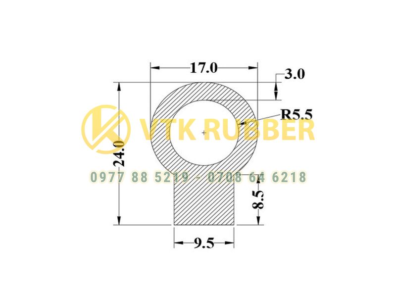 Gioăng silicon chữ D Nghệ An