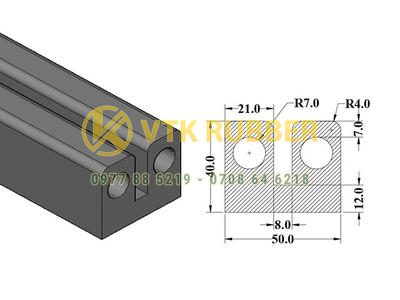 Báo giá đệm cao su chữ B chống va đập ở An Giang