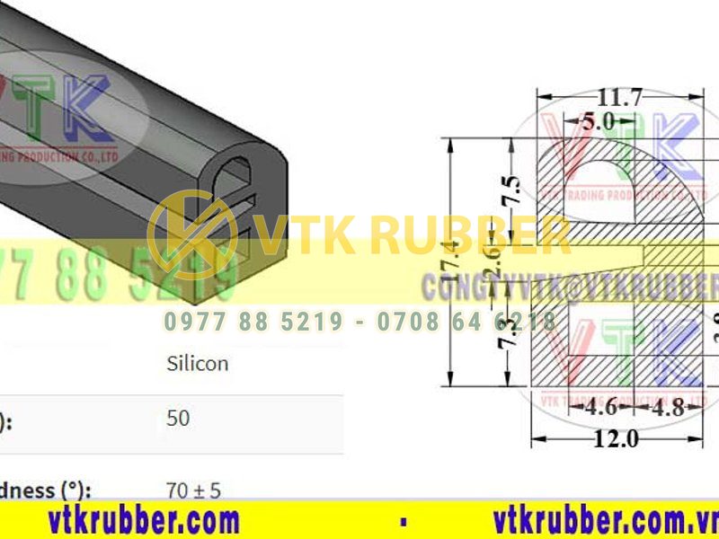 Cơ sở cung cấp gioăng cao su silicon chịu nhiệt Đà Nẵng