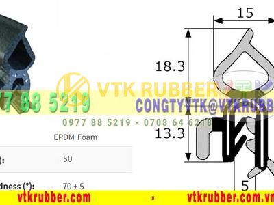 Ron cao su xốp bọc kẽm - 10027