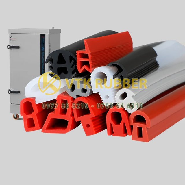 Ron silicon làm kín lò hấp thực phẩm chữ T,  chữ D