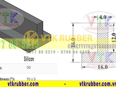 Xưởng cung cấp gioăng cao su chịu nhiệt chữ T Quảng Bình