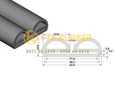 Nơi sản xuất gioăng silicon màu đỏ, trắng chữ E ở TP. Hải Phòng