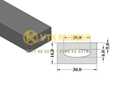 Xưởng sản xuất dây silicon trắng tiết diện chữ nhật ở An Giang
