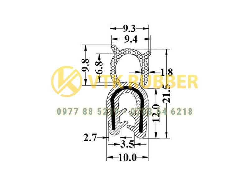 Ron cao su bọc kẽm Bình Định