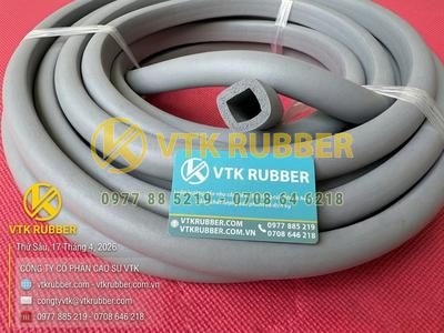 Các loại gioăng cao su xốp chữ D đủ màu sắc và quy cách phổ biến