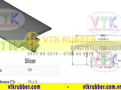 Nơi bán gioăng silicon trắng chịu nhiệt chữ T Sơn La