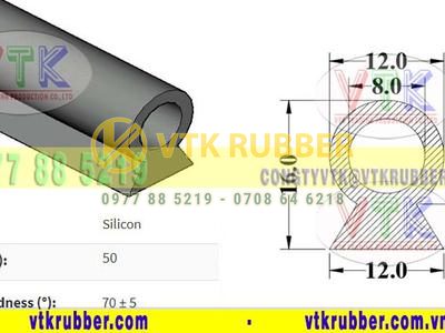 Xưởng sản xuất gioăng ống silicon chữ D Thừa Thiên - Huế