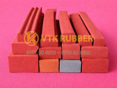 Ron silicon xốp hình vuông, chữ nhật – Làm kín hiệu quả, chịu nhiệt tốt