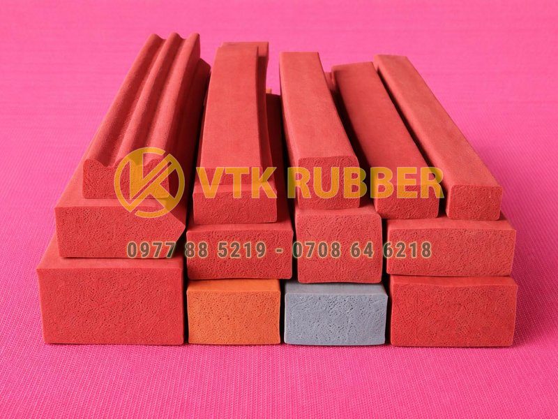 Ron silicon xốp hình vuông, chữ nhật – Làm kín hiệu quả, chịu nhiệt tốt