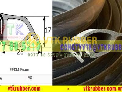 Ron cao su xốp bọc kẽm - 10028