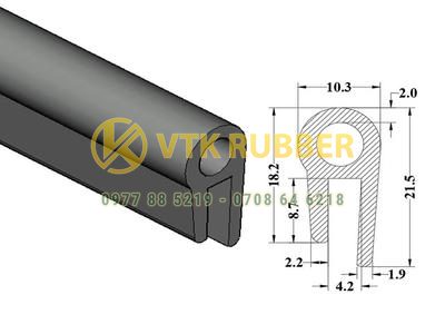 Công ty bán gioăng silicon chữ U, chữ V chèn cửa kính ở Lai Châu