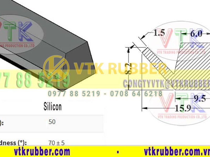 Nơi bán gioăng silicon cao su chịu nhiệt Nghệ An